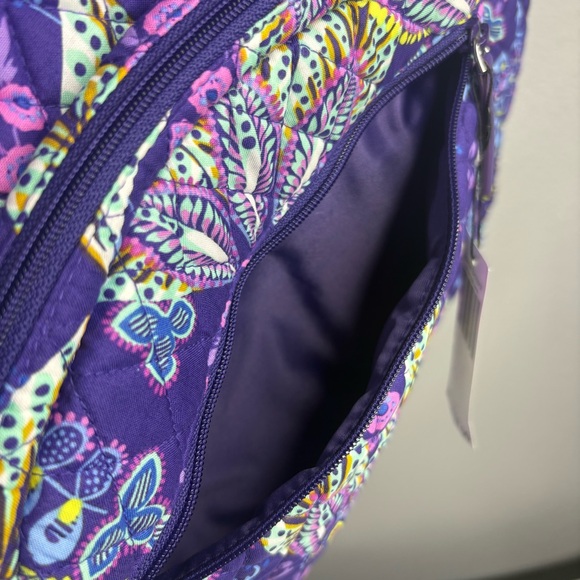 NWT Vera Bradley Essential Backpack Batik Leaves - Picture 9 of 10